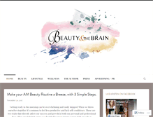 Tablet Screenshot of beauty-andthe-brain.com